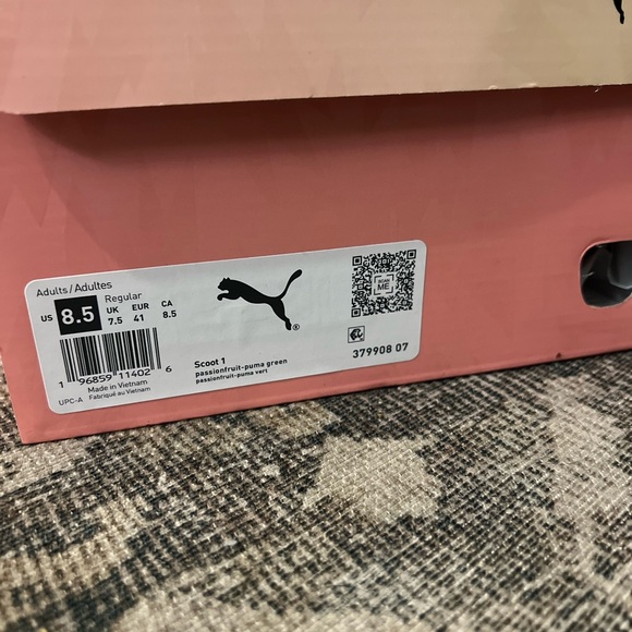 Puma Mens Sz 8.5 SCOOT 1 Passionfruit Basketball Shoes - Picture 8 of 9